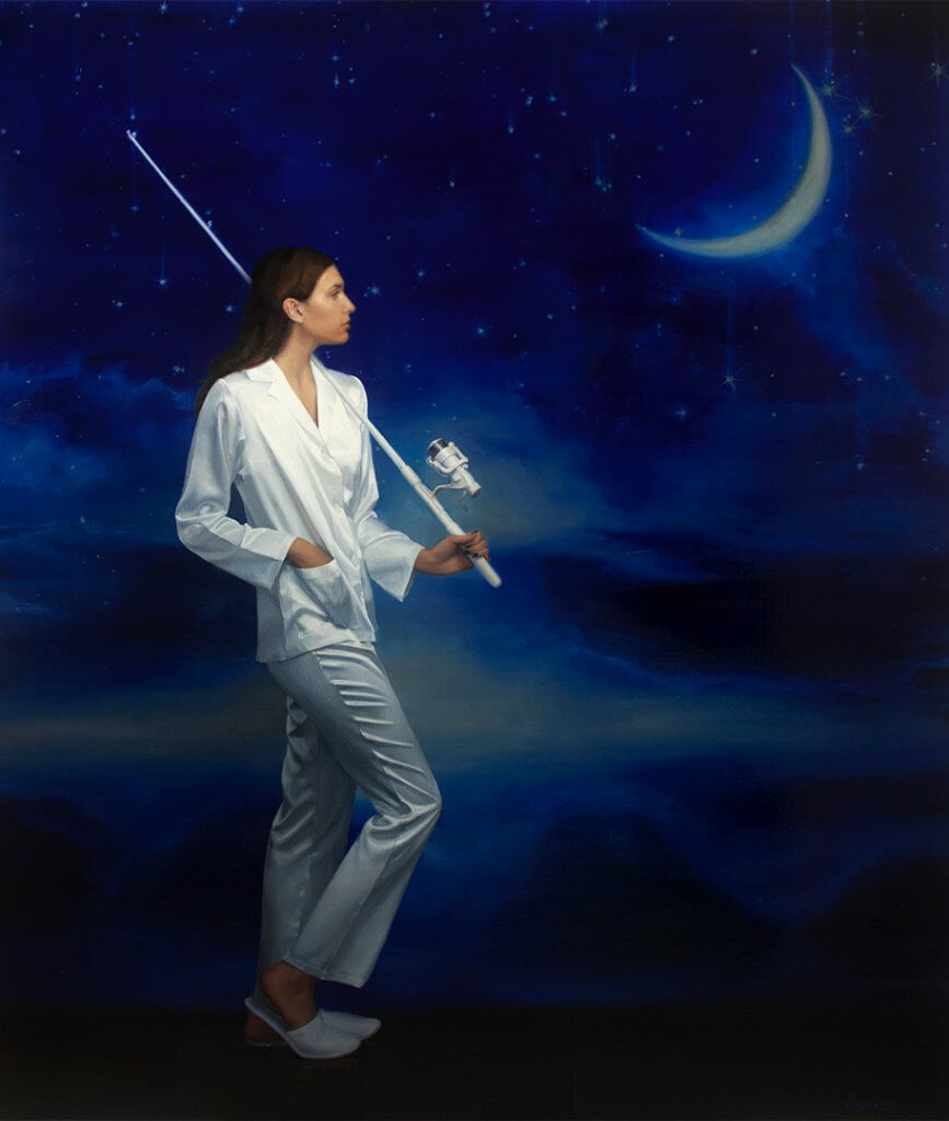 SJ Fuerst,梦想作品,2018,布面油画,117x137厘米。礼貌的艺术家