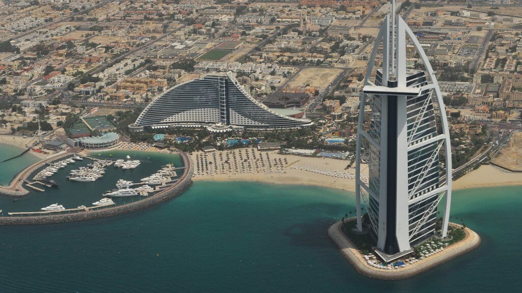 迪拜的帆船酒店